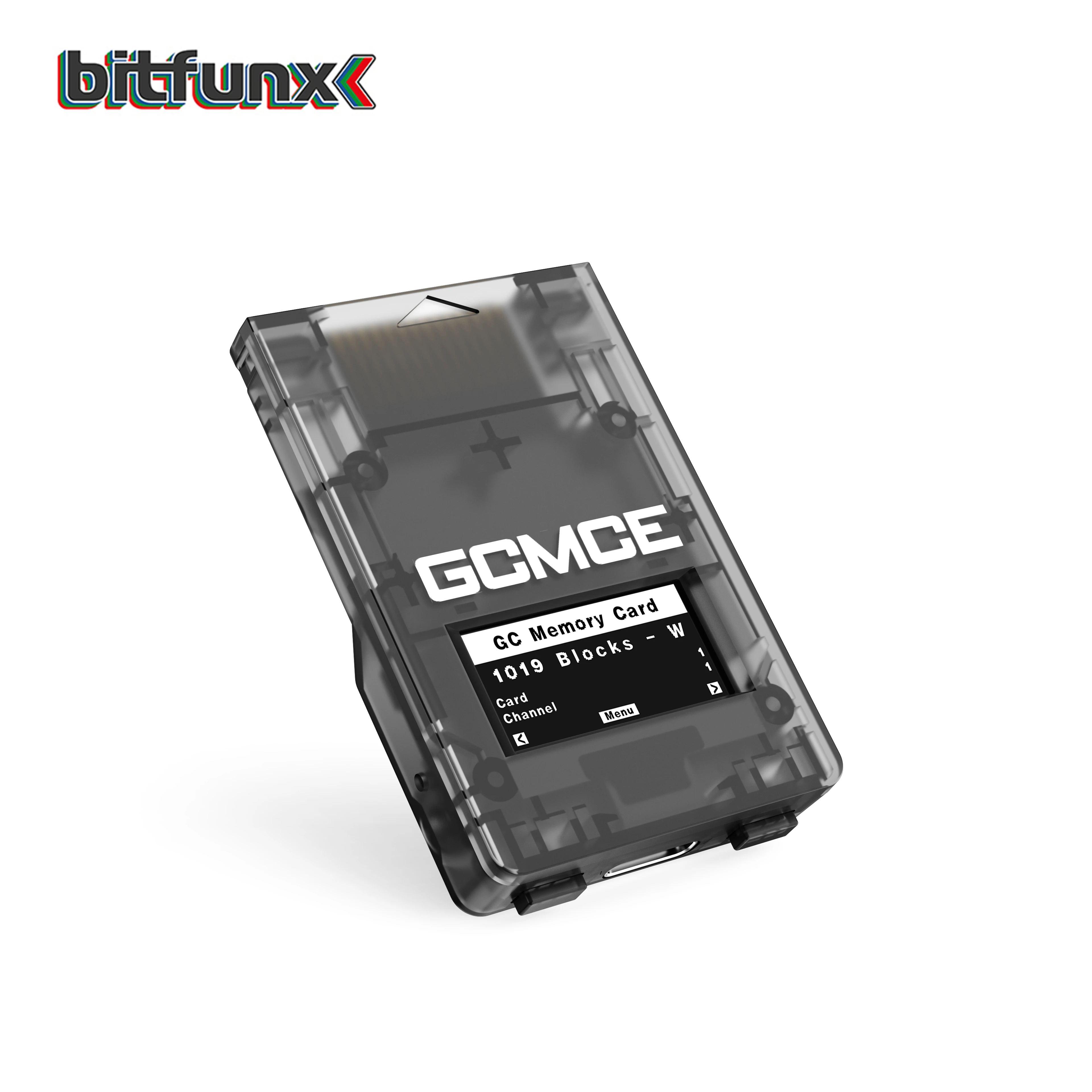 Bitfunx Game Saves Карта памяти GCMCE FlipperMCE с OLED-дисплеем для игровой консоли Nintendo GameCube Wii RVL001