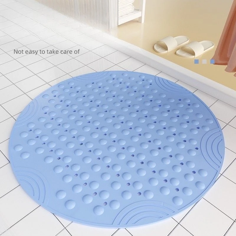 

Korean Style Bathroom Anti Slip Mat Kitchen Bedroom Children's Anti Fall Bathtub Foot Massage Circular Floor Bath Mats Toilet