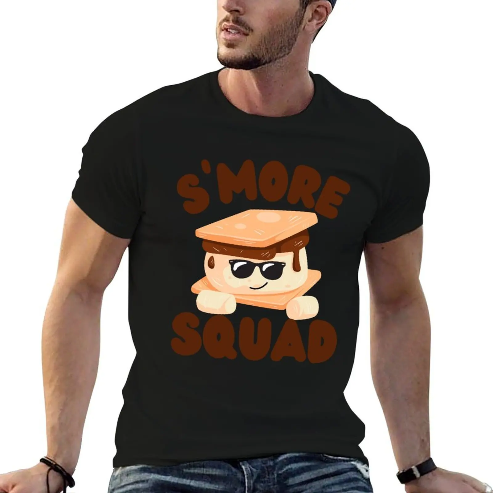

S'more Squad Cute Food kawaii - A funny gift for fruit food lovers T-Shirt t shirts for man cotton T-Shirt