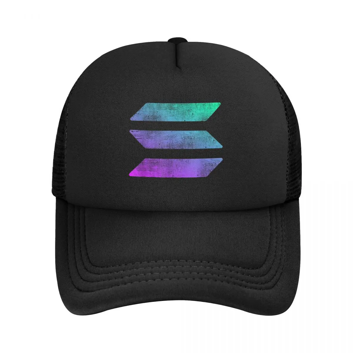 Solana Cryptocurrency - Solana SOL Mesh Baseball Caps Snapback Fashion Baseball Hats Breathable Casual Casquette Outdoor Unisex