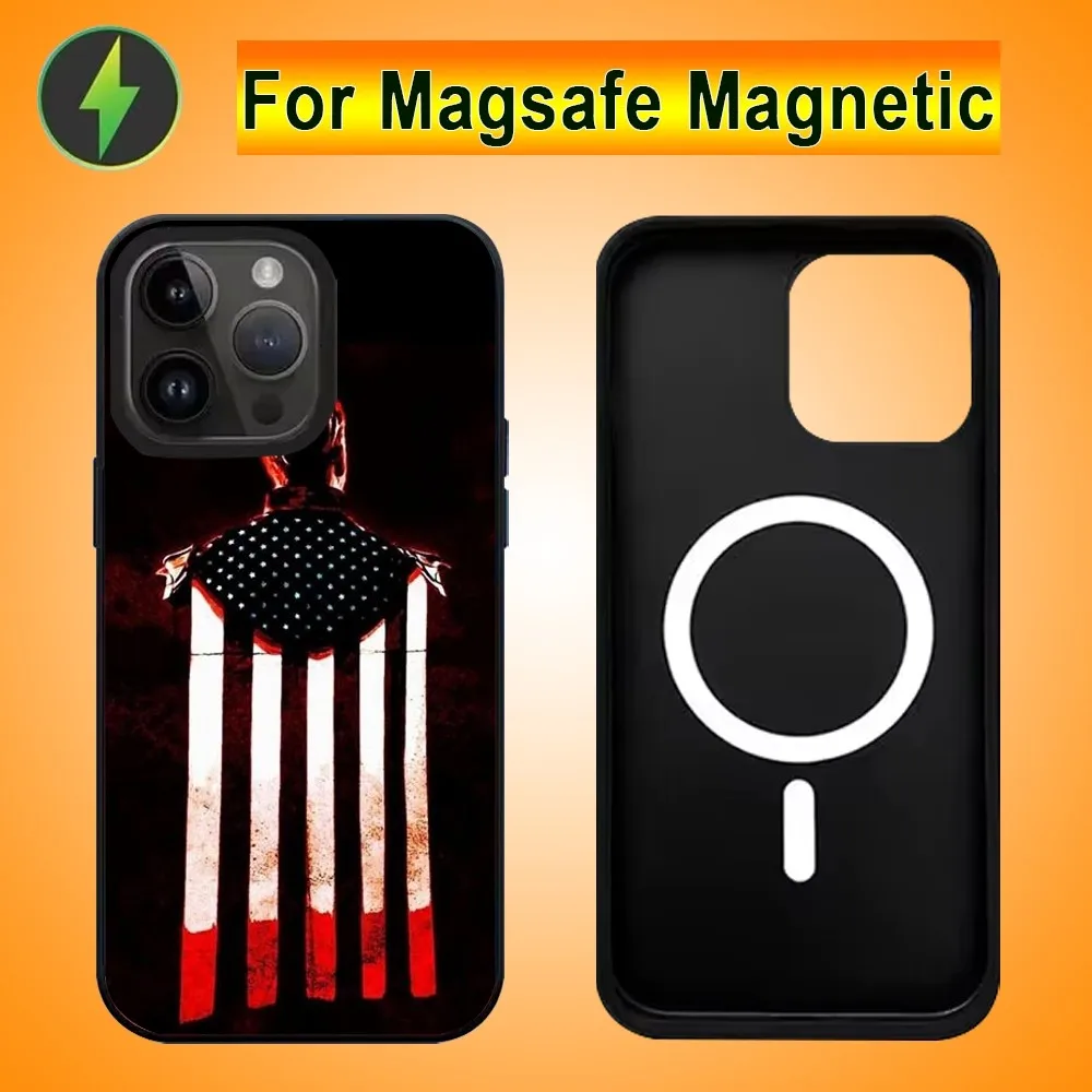 The H-Homelander B-Boys Phone Case For IPhone 15 14 13 Pro Max 11 12 Mini Alex Mirror For Magsafe Wireless Charging Cover