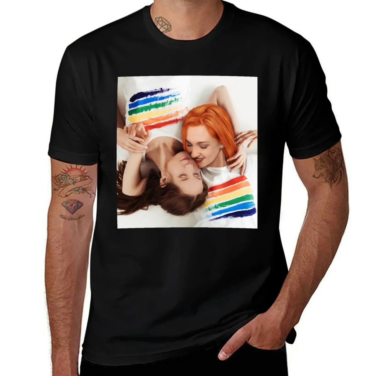 Wayhaught Pride LGBTQ+ Tshirts - Nicole Haught Waverly Earp Wynonna Earp T-Shirt Soft Casual Short Sleeve Cotton Tee T-Shirt