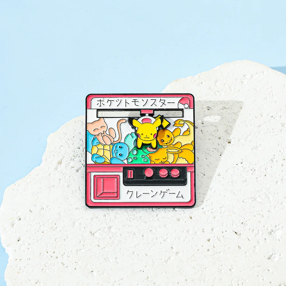 Kreative Brosche Kreatives Spielkonsolen-Design Emaille-Pin Metall-Abzeichen Schmuck Kleidung Rucksack Accessoires Geschenk – Detail 4