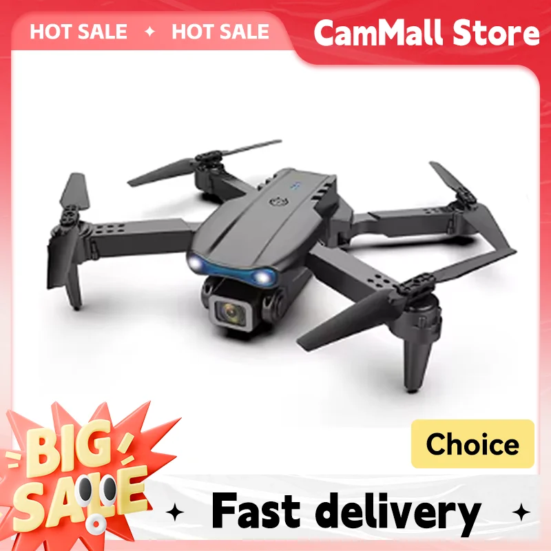 طائرة بدون طيار E99 K3 Pro عالية الدقة احترافية 4k بدون طيار كاميرا مزدوجة WIFI fpv طائرة كوادكوبت تجنب العوائق للتصوير الجوي بدون طيار