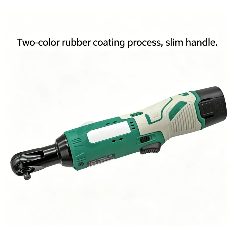 1/4 Inch Cordless Ratchet Wrench 90 Degree Angle Lithium Electric Right Angle Drill Quick Turning Maintenance Power Tool