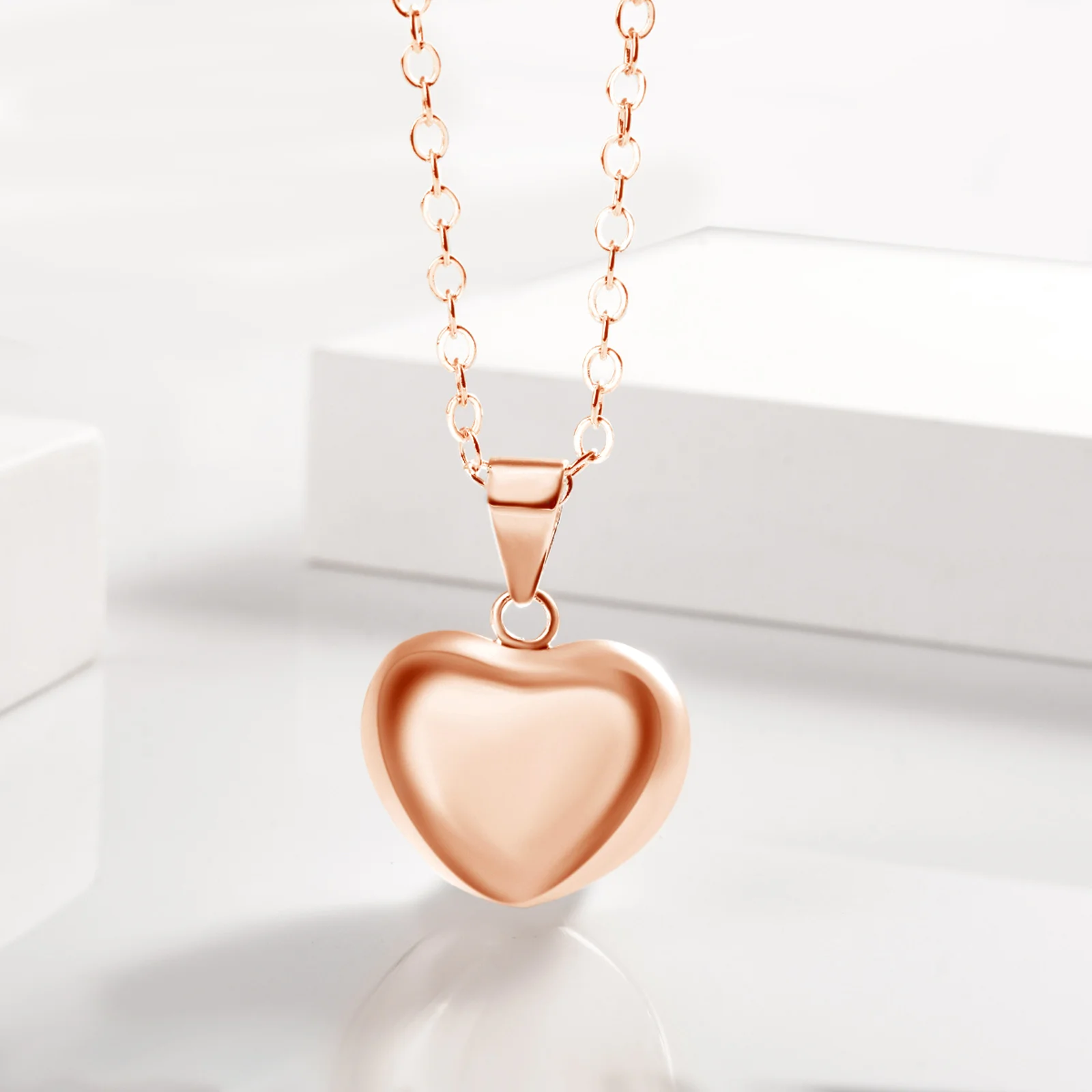 Eudora Collier Bola de Grossesse Necklace Heart Ball Pregnancy Bola Baby Chime Musical Ball Angel Caller Pendant Maternity Gift