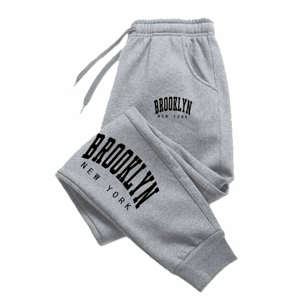 

Mens Sweatpants Fashion Los Comfortable Sport Casual Angeles New York Print Versatile High Quality Gym Jogging Pants Simplicity