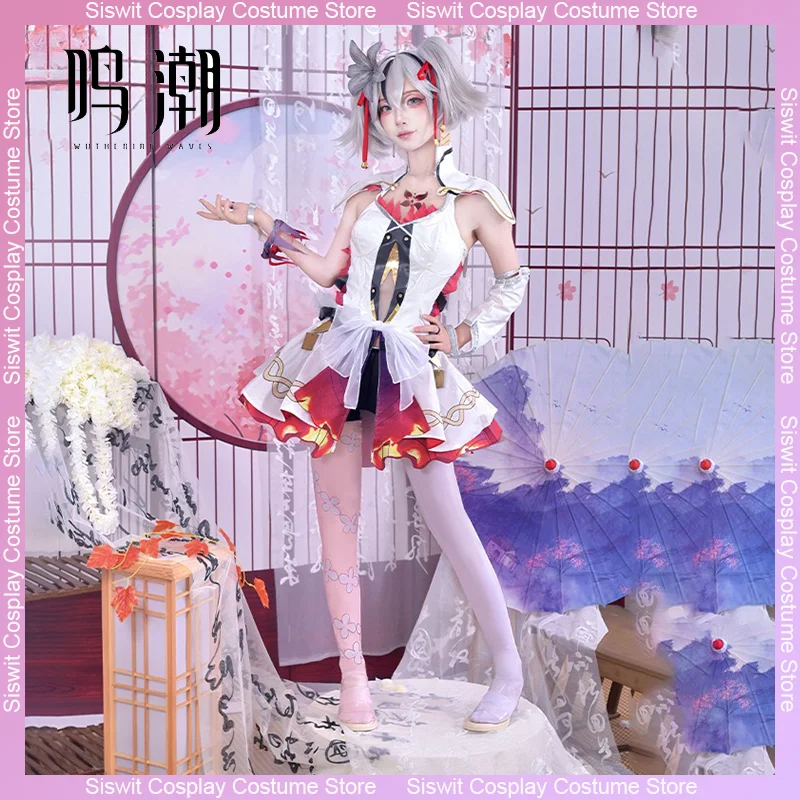 

Camellya Cosplay Costume Game Wuthering Waves Chun Role Play Uniforms Props Full Set Anime Carnival Party Dress Up Girls Outfits