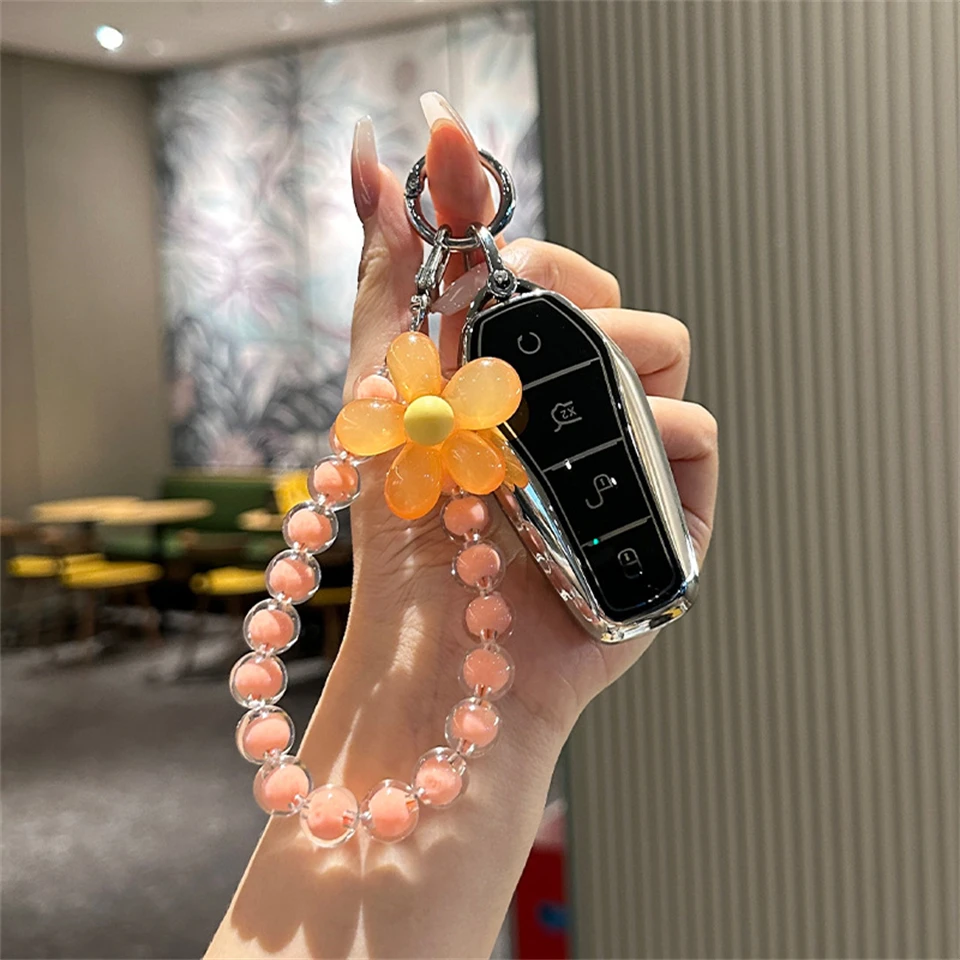 

TPU Car Key Case Remote Cover Shell Holder Keyring Chain For BYD New ATTO 3 Qin Song Plus Dmi Han Tang Dolphin Seal U Sealion 07