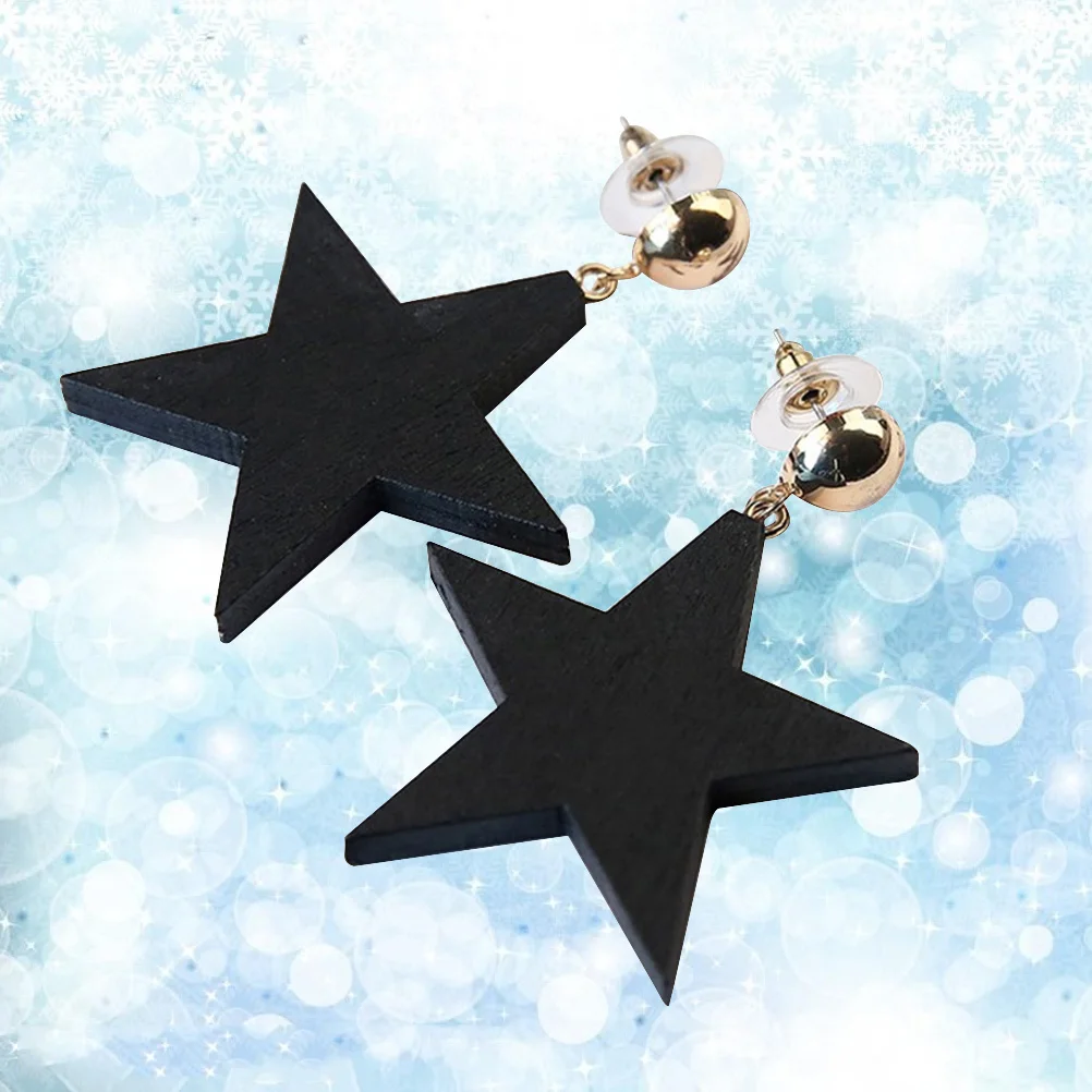 

2 Pcs/pair Log Earrings Daily Wear Women Jewelry Style Studs Bamboo Design