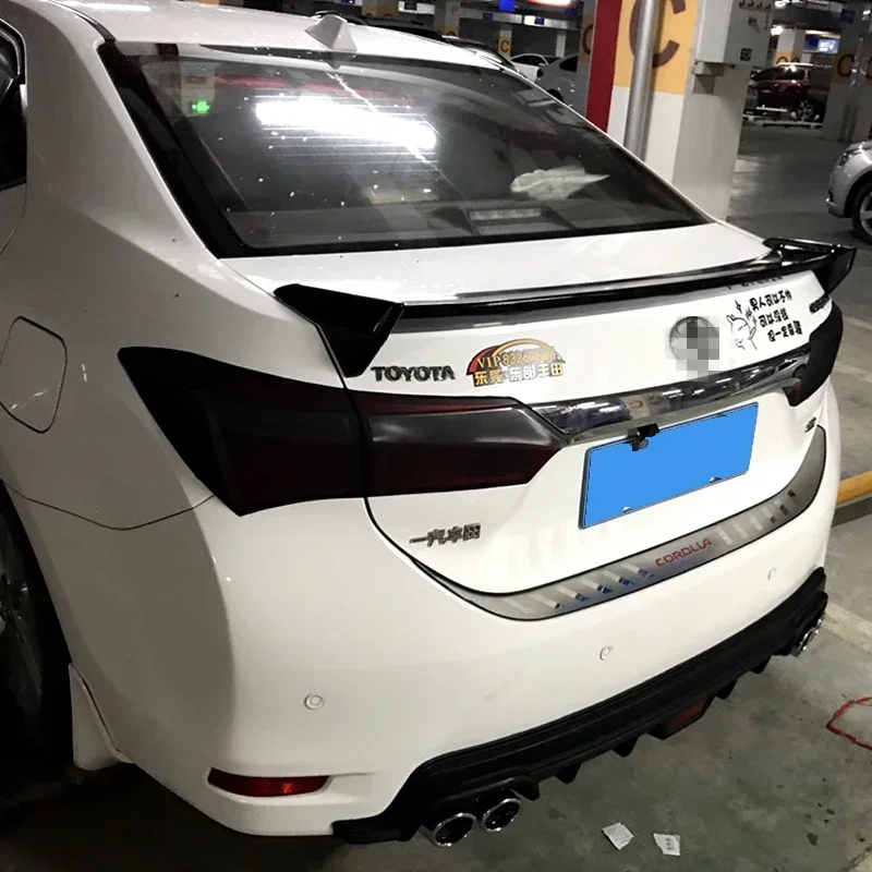 

Спойлер заднего крыла для Toyota Corolla 2014-2017 ABS TRD-style, спортивный спойлер для багажника Corolla 2014 2015 2016 2017