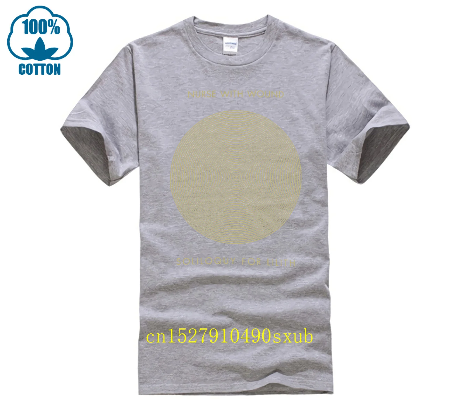 Nurse with wound Soliloquy gold round circles T shirt nurse with wound soliloquy round circle Sports man\'s T-shirt