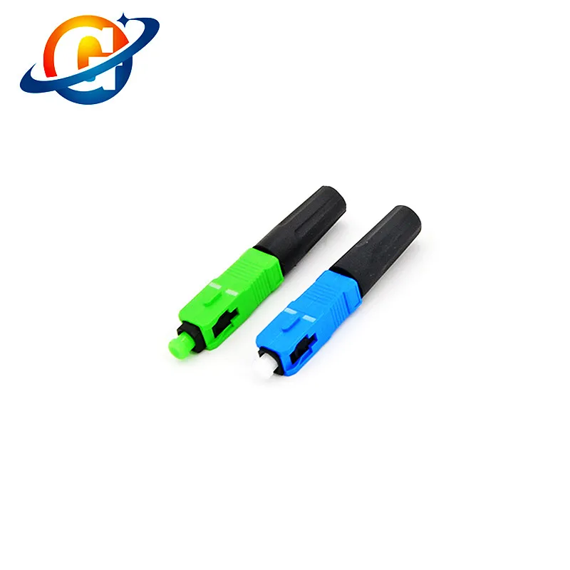 100pcs/Lot Fiber Optic Fast Connector SC APC UPC Optic Cable Connector Quick Connector For Drop Cable