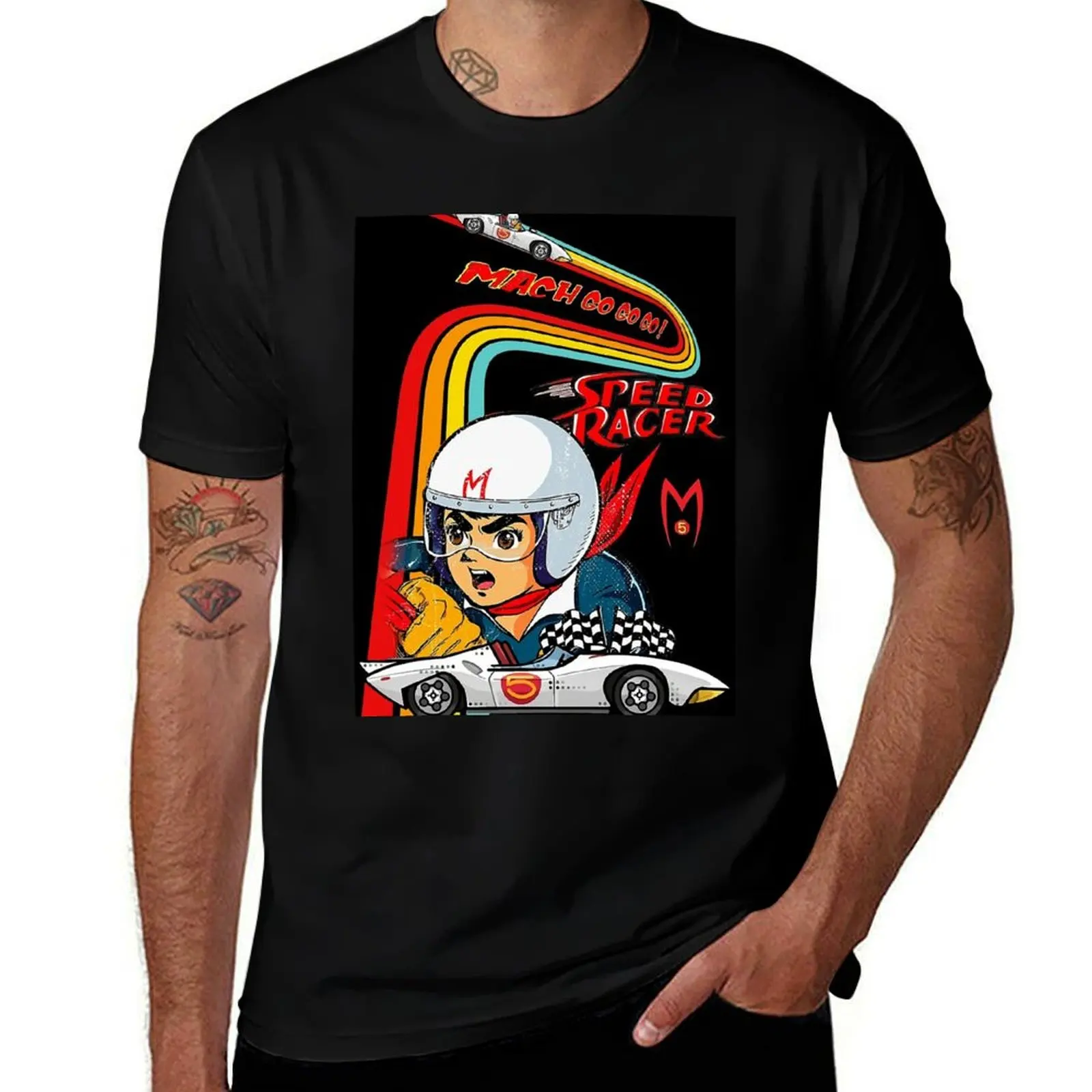 

Retro Go.. go.. speed racer go T-Shirt aesthetic clothes quick drying quick-drying summer clothes t shirt men 100℅ cotton