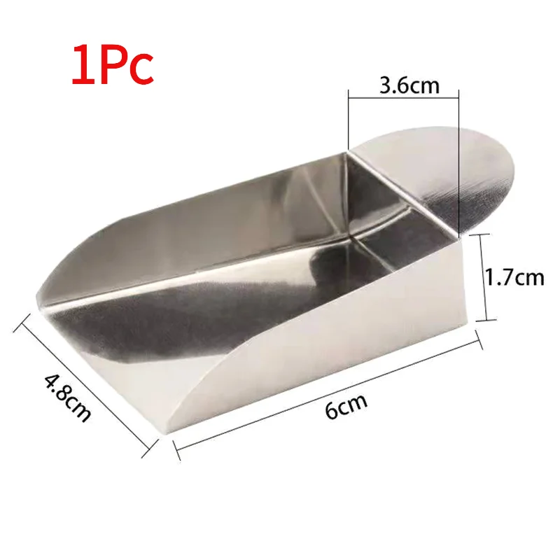 1Pc Jewelry Shovel Jewelry Scoop for Pearls  Diamond Beads Scoop Steel Otolith Shovel Tools with Plate Handle Jewelry Tools.