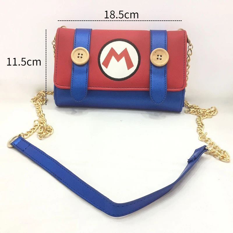 Super Marios Bros Cute Shoulder Bags portafoglio Cartoon Retro PU Games Console portamonete Tote Bags Casual Women Messenger Bag Gifts