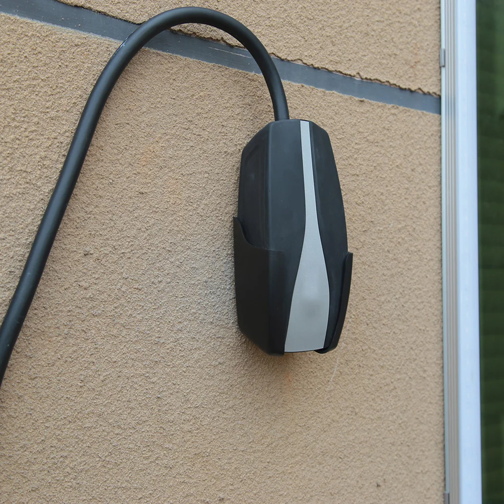 Car Charging Cable Organizer with Chassis Bracket Vehicle Charger Control Holder Connector Socket Plug for Tesla Model 3 Model Y