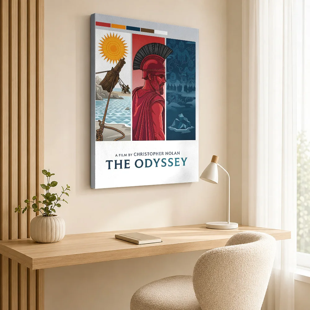 The Odyssey Movie Canvas Painting Poster Customized Photo Vintage Movie Wall Art for Bedroom Decor Ready to Hang Gift for Fans