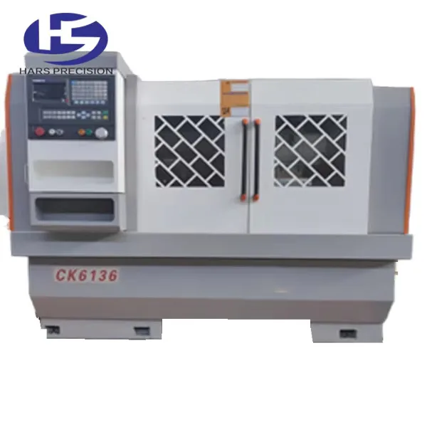 High Efficiency Ck6136 Turning Hine Horizontal Flat Bed CNC Lathe