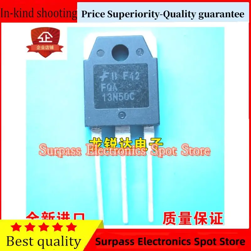 

10PCS-100PCS FQA13N50C TO-247 MOS 13A 500V Price Superiority-Quality guarantee