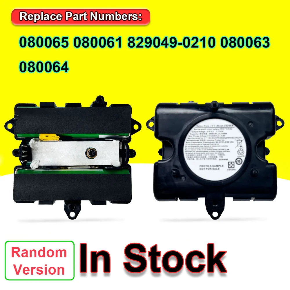 7.2V 080065 Battery For Bose SoundLink Revolve+II080065 080061 080063 080064 829049-0210 Series Rechargeable Li-ion Batteries