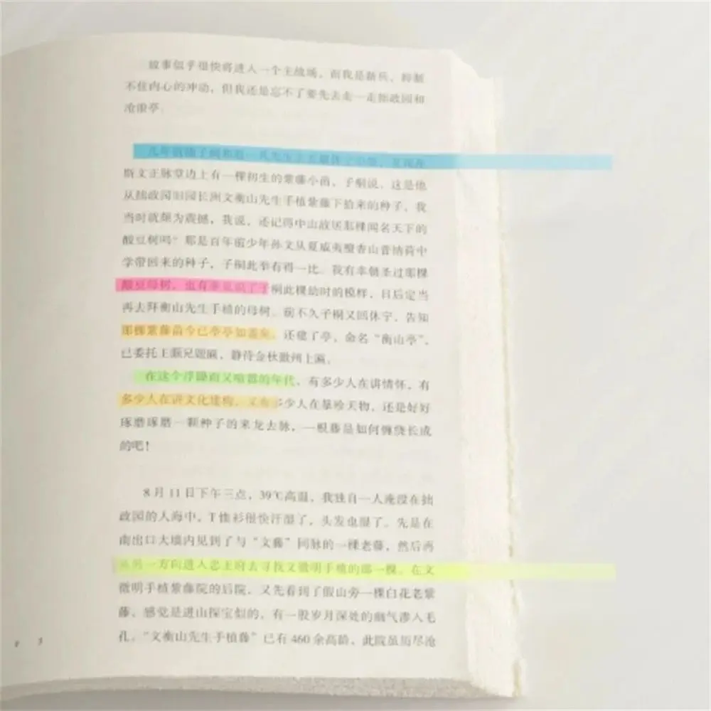 300pcs Student Page Marker Reading Aid Fluorescent Index Tabs Flags Sticky Notes Reading Highlight Sticker Stickers Index