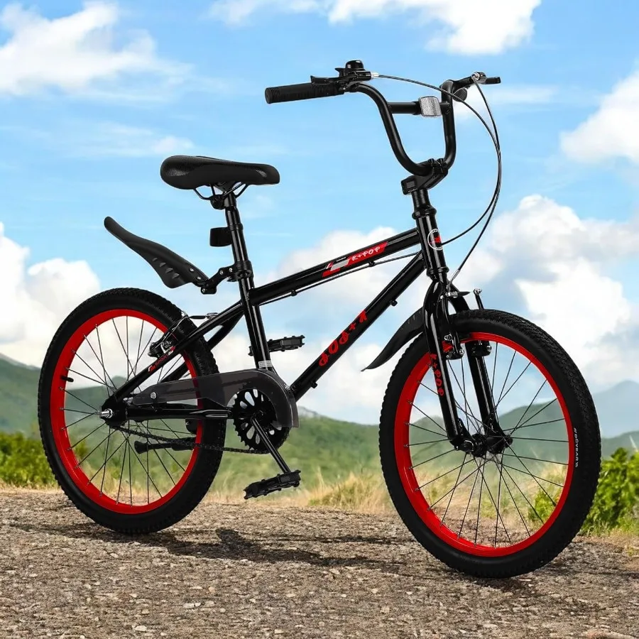 دراجات Freestyle BMX مقاس 20 مقاس 26 بوصة مع إطار فولاذي وتصميم مريح قابل للتعديل وسرعة واحدة لركوب الدراجات في الهواء الطلق #3