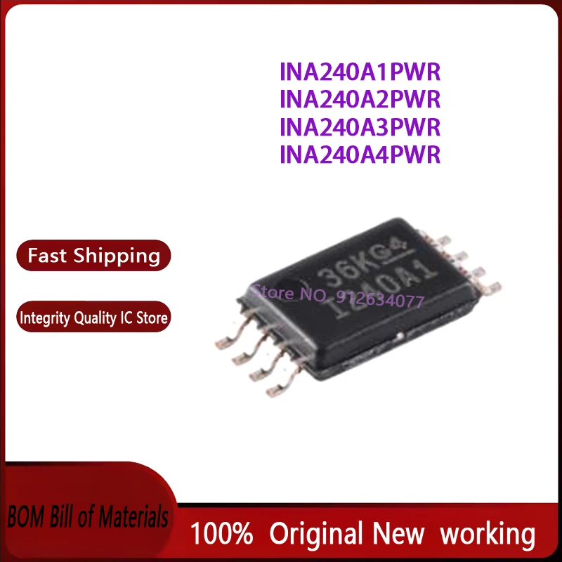 10PCS/LOT INA240A1PWR I240A1 TSSOP8 INA240A2PWR I240A2 TSSOP8 INA240A3PWR I240A3 TSSOP8 INA240A4PWR I240A4 TSSOP8 New origina