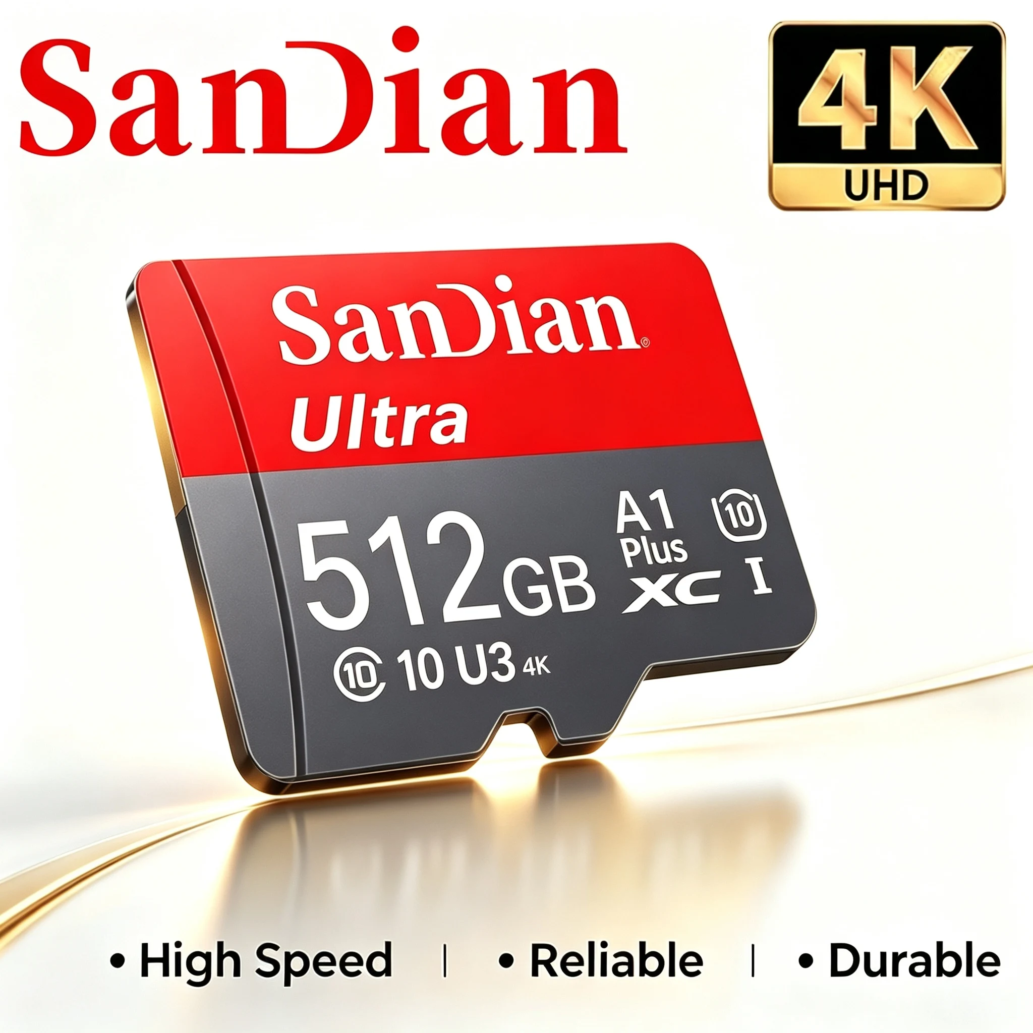 TF Cards 64GB 256GB Memory Card 512GB Micro TF SD Card 32GB SD Cards C10 for Body Camera/Laptop/Speaker/Mobile/Drone Camera