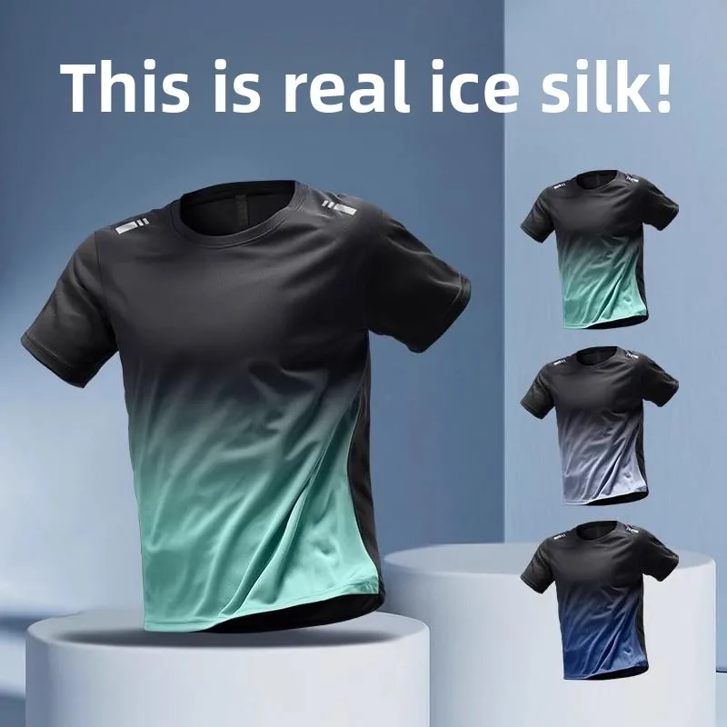 

Мужской купальный костюм из ледяного шелка Qui Dry, топ для плавания, аквапарк, ор Све, цельный купальник для молодежи и взрослых, дышащий, летний...