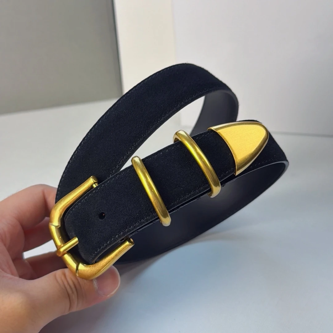 

Top Quality Genuine Leather Belts for Women 2026 Fashion Cummerbund Luxury Female Belt Decorative Simple Waist Belt Jeans 3CM
