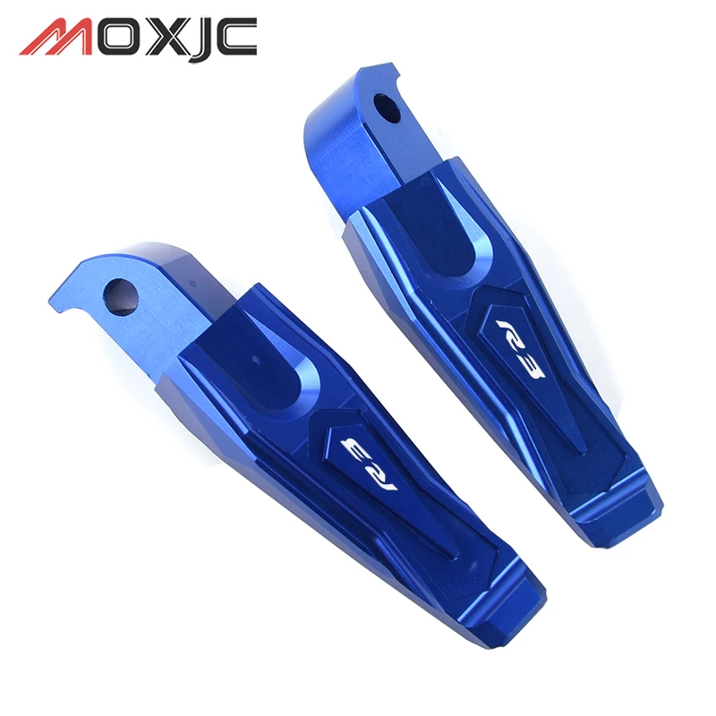 

CNC Aluminum Rear Passenger Footrests Foot Rests Pegs Rear Pedals Peg for YAMAHA YZF-R3 2014-2023