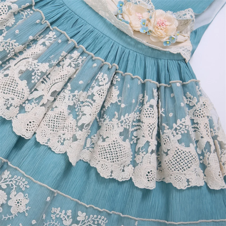 Pettigirl Summer Elegant Princess Wedding Evening Party Dresses for Young Baby Girls Childrens Bridesmaid Costumes 2 to 12 Years