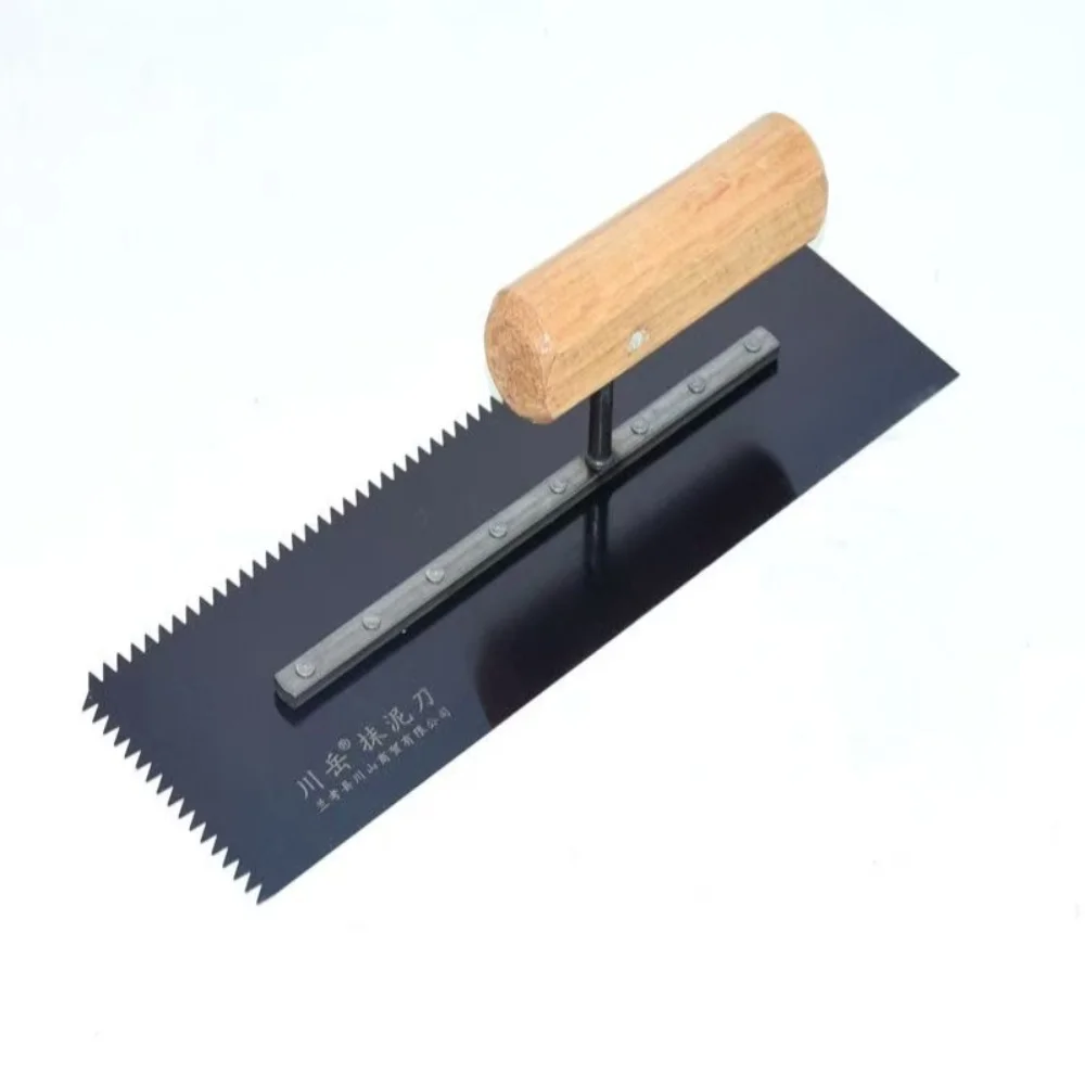 Epoxy Floor Paint Notched Trowel Finishing Trowel Squeegee Self-Leveling Smoothing Trowel Scraper Applicator Toothed Plaster Tro