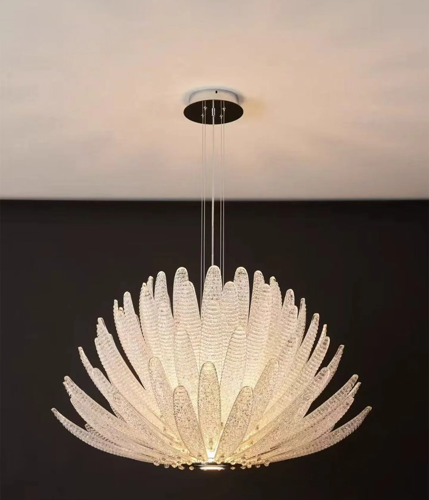 

Современная художественная стеклянная светодиодная люстра, подвесной светильник, подвесной светильник, светильник для гостиной, столовой, спальни, декор