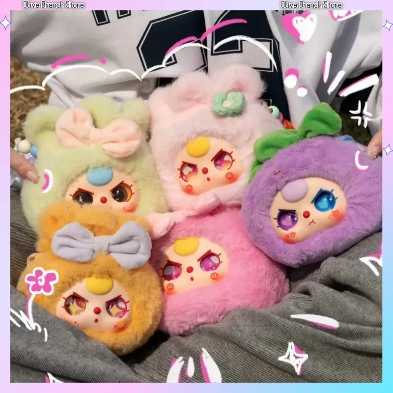 

Baby Three Lucky Bag Series слепая коробка кукла настольная комната орнамент декоративный рюкзак кулон Kawaii детская игрушка на день рождения подарок