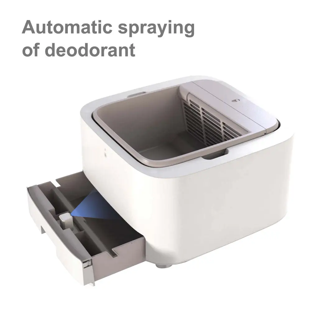 New Design Auto Self Cleaning Sand Basin Electric Smart Cat Automatic Box Intelligent Cat Toilet For Home Use