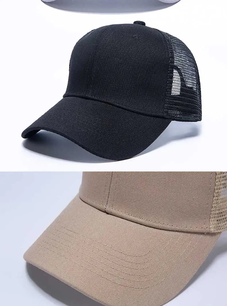 Großhandel Baseballkappen für Herren, Freizeitkappen für Damen, Mesh-Hüte, Unisex-Hüte, Hüte mit individuellem Logo, bestickte Hüte – Detail 12