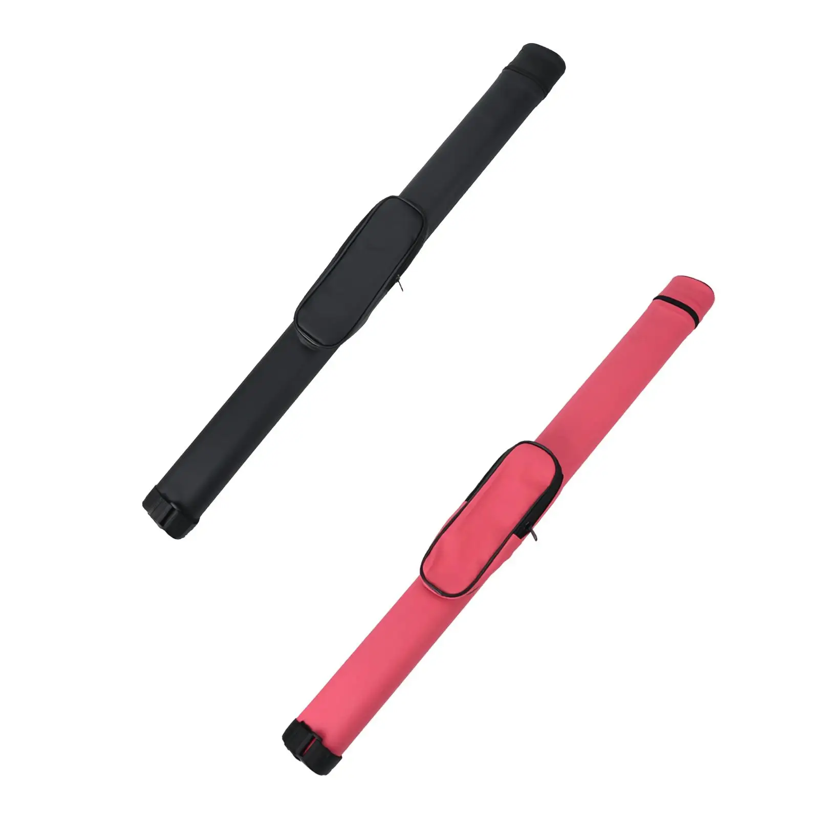 

Billiard Cue Case for 1/2 Billiard Stick,PU,Protective,Billiards Equipment Lightweight Portable Organizer Holder Pool Cue Bag