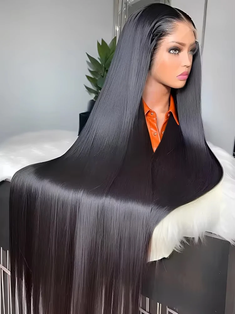 

300 Density 13x6 Hd Lace Front Wigs Straight Human Hair Wigs 40 46 Inch Wig Human Hair Frontal Raw Brazilian Hair 100% For Women