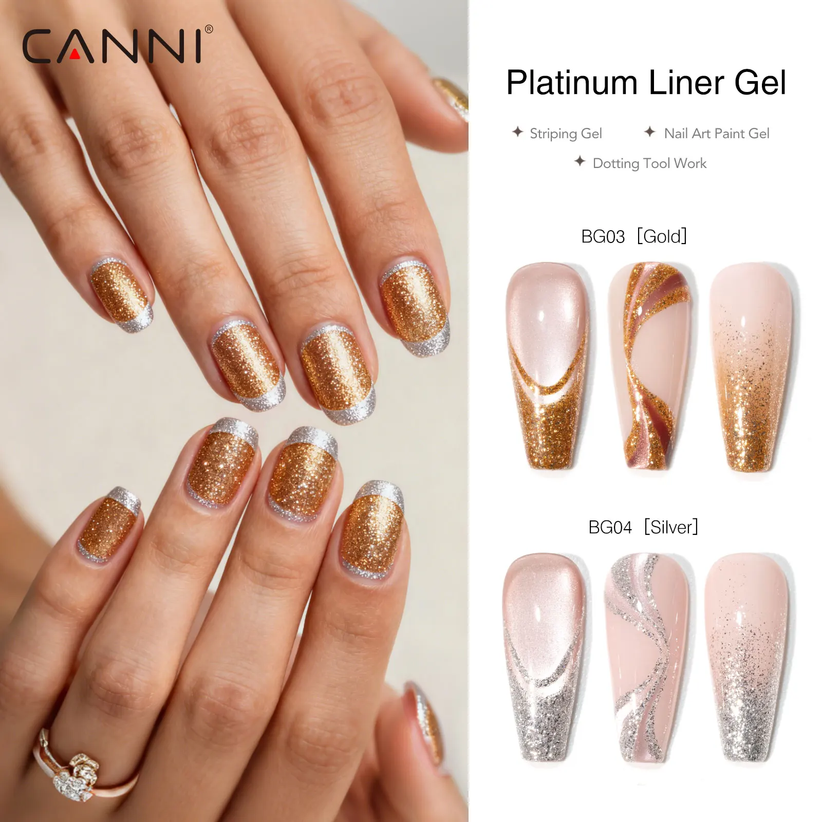 10g CANNI Fiber Base Coat Glasreparatur-Gel Hochglänzender Langlebiger Top Coat Halbtransparentes Milchweißes PVC 3D-Modellier-Gel – Detail 20