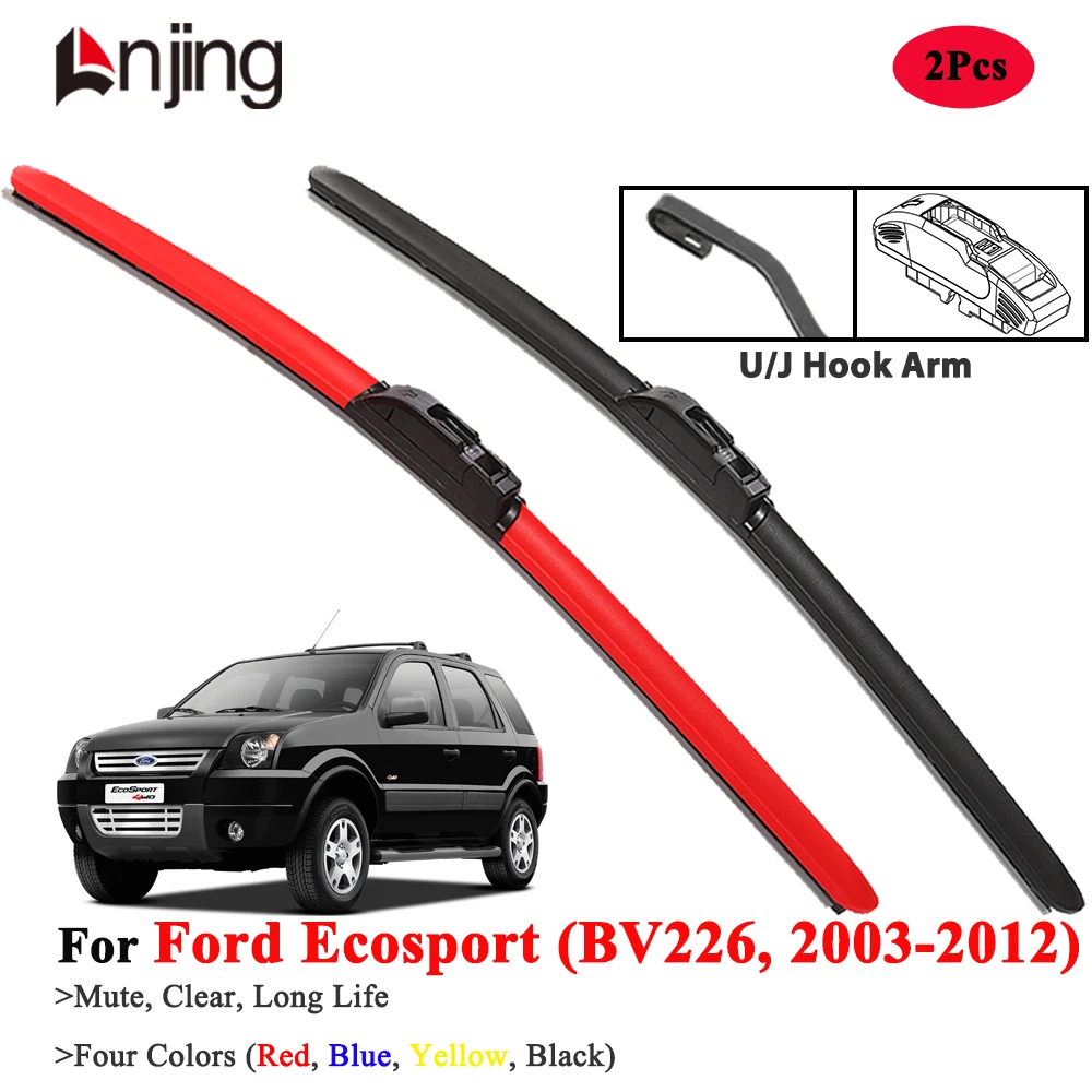 

LNJING Blue Wiper Blades For Ford Ecosport 2003-2012