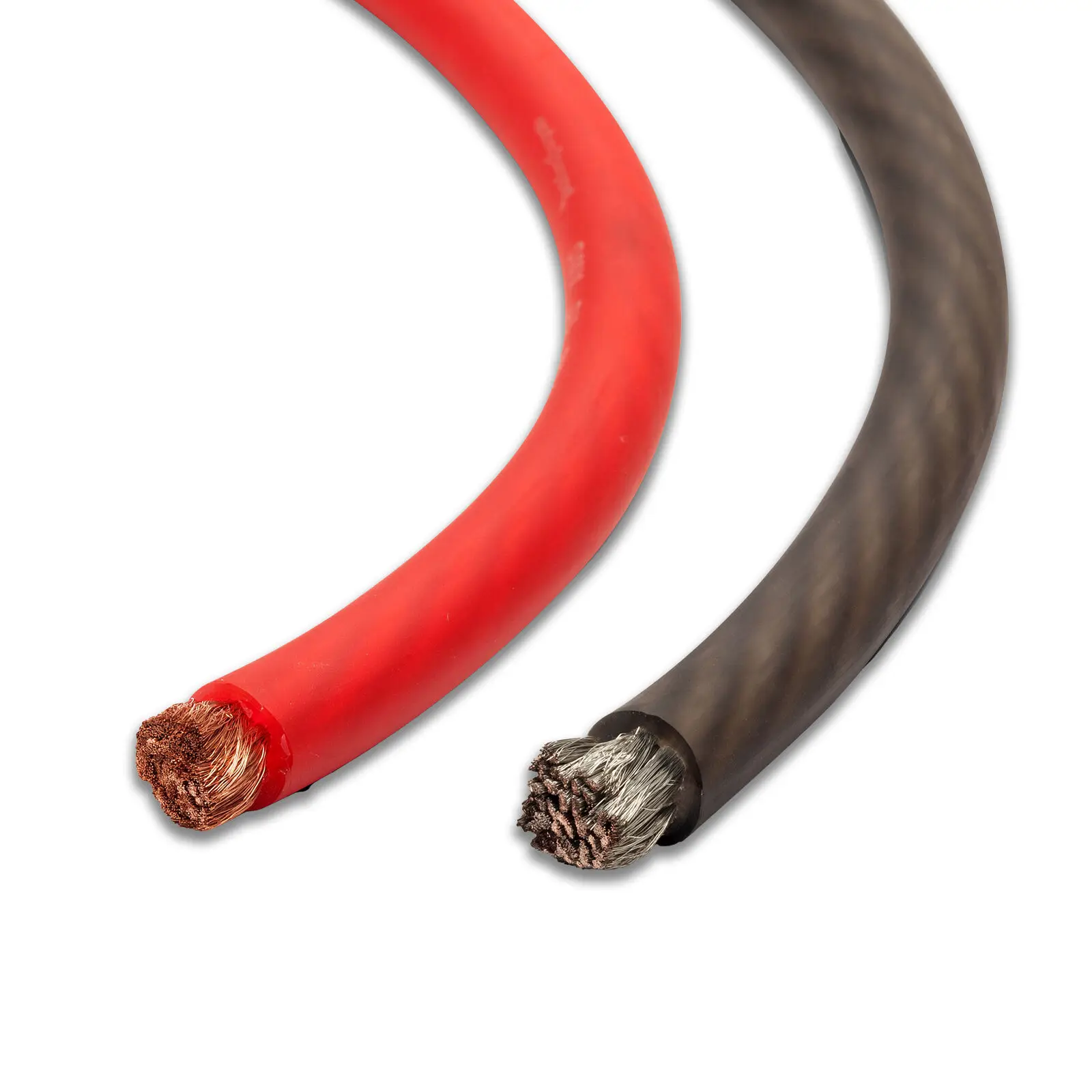 50 Feet (15.24 Meters) 100% Pure Copper Conductor Tinned OFC Car Audio Power Wire 1/0 Gauge Awg Power Ground Cables
