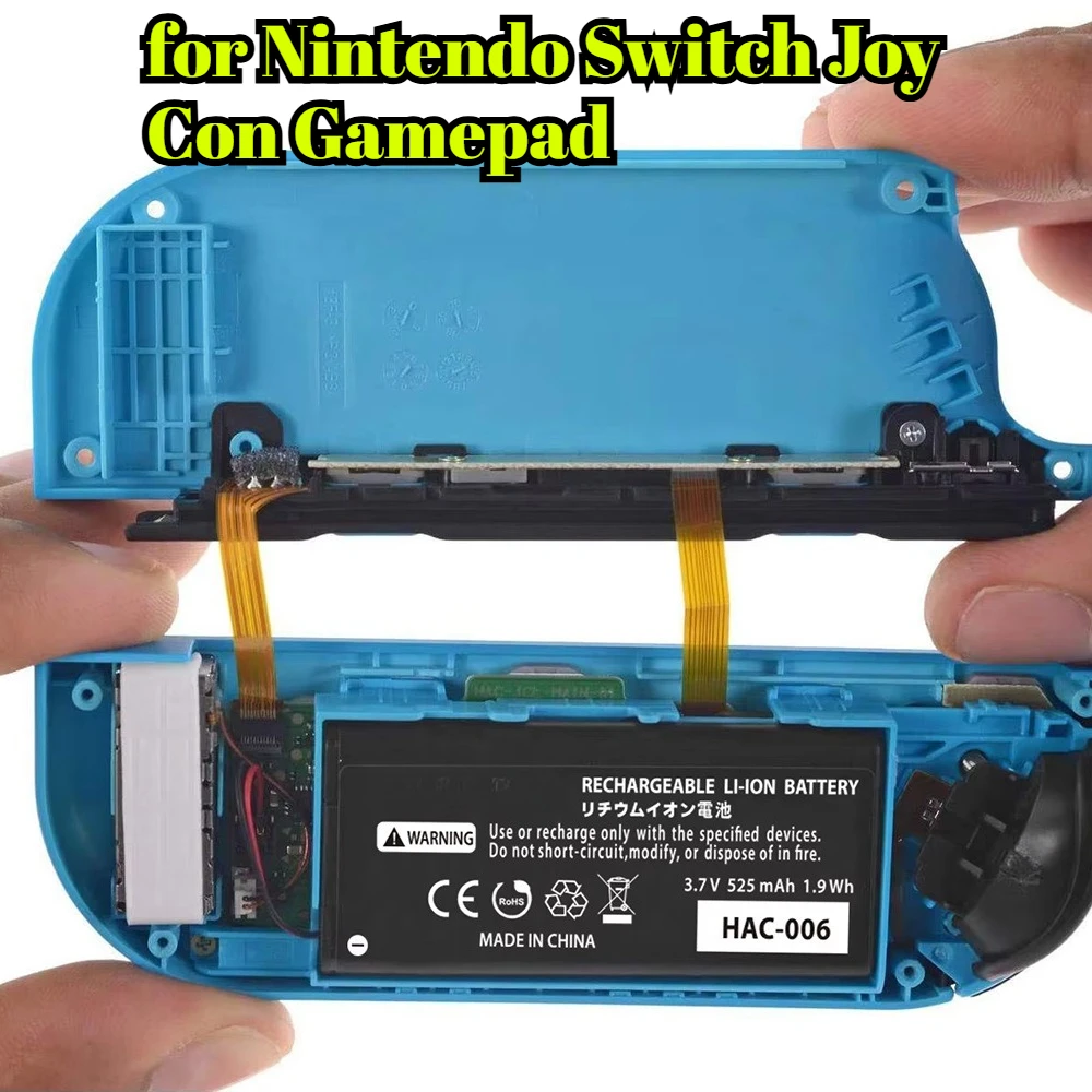 

HAC-006 Аккумулятор 525 мАч для контроллера Nintendo Switch Joy-Con Левая сменная внутренняя батарея для переключателя геймпада с инструментами
