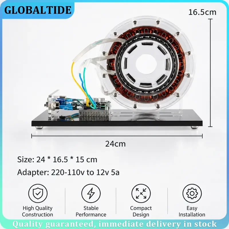 Shaftless Push Motor Model High Power Brushless Internal Rotor Motor Model Teaching Demonstration