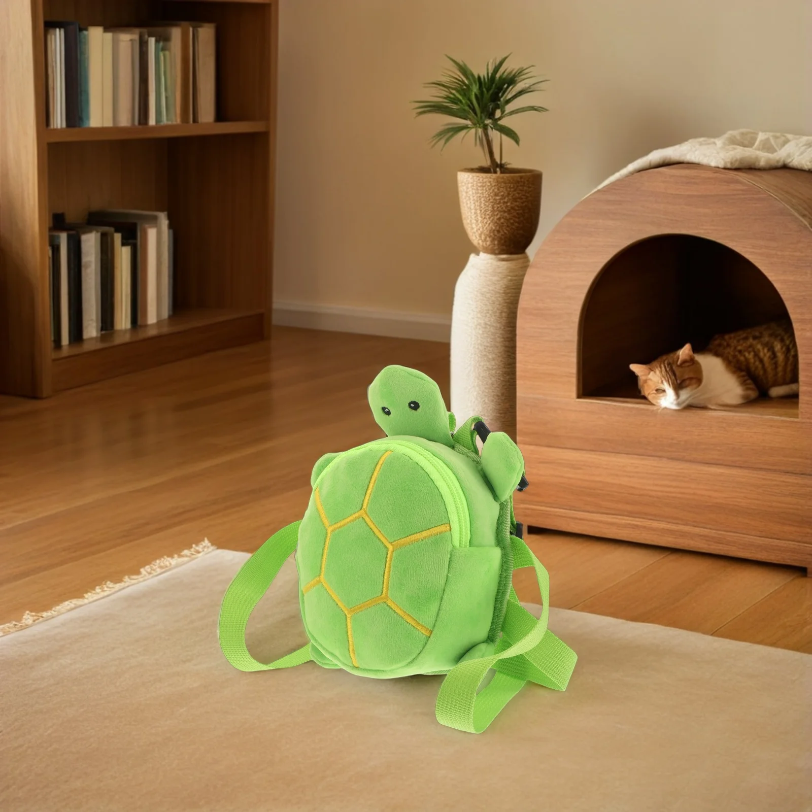 Imbracatura per zaino per cani da esterno Design tartaruga regolabile per escursionismo Viaggi Campeggio Conservazione di snack per alimenti per animali Cinghie imbottite comode