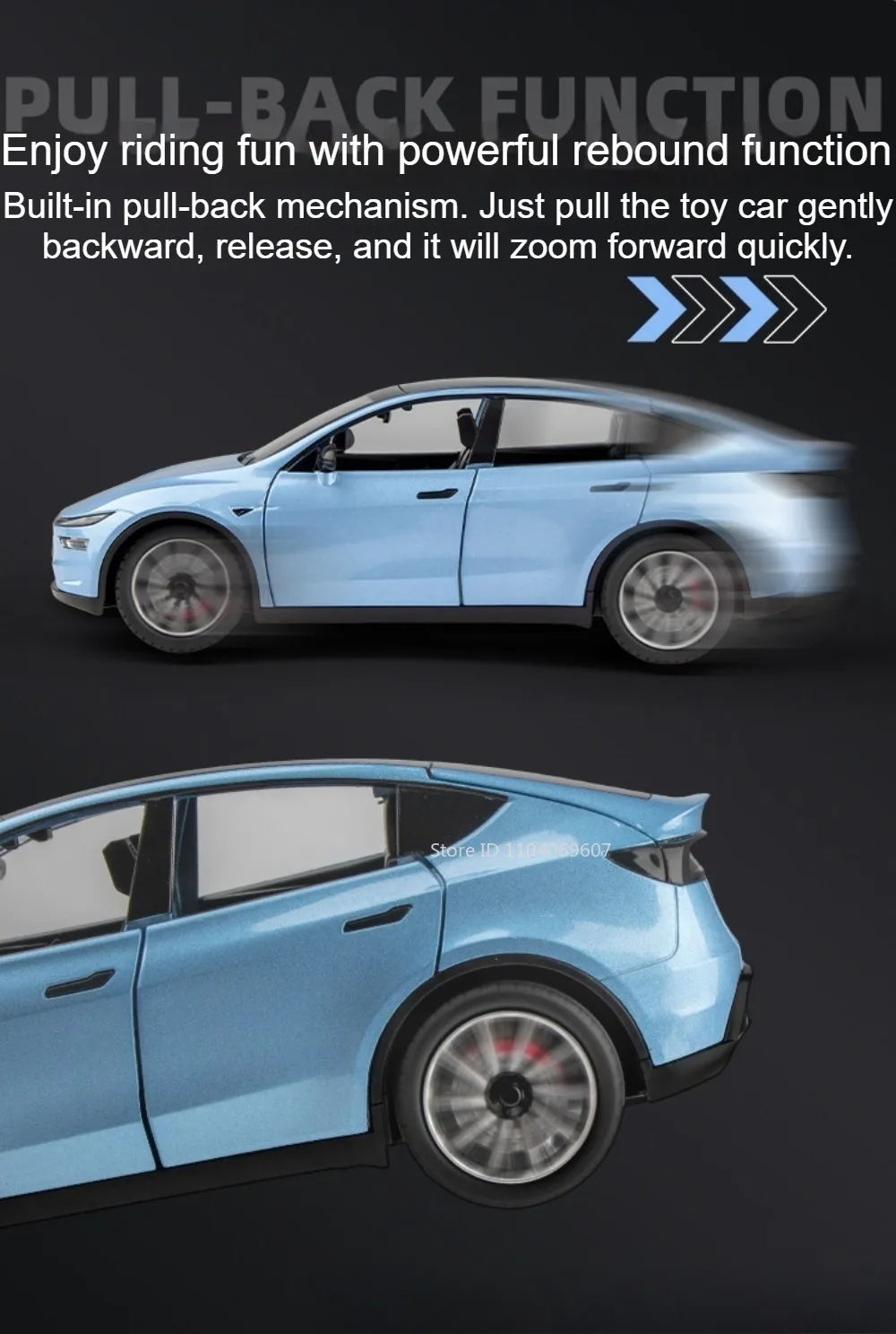 1:24 Model Y Robotaxi Diecast Model