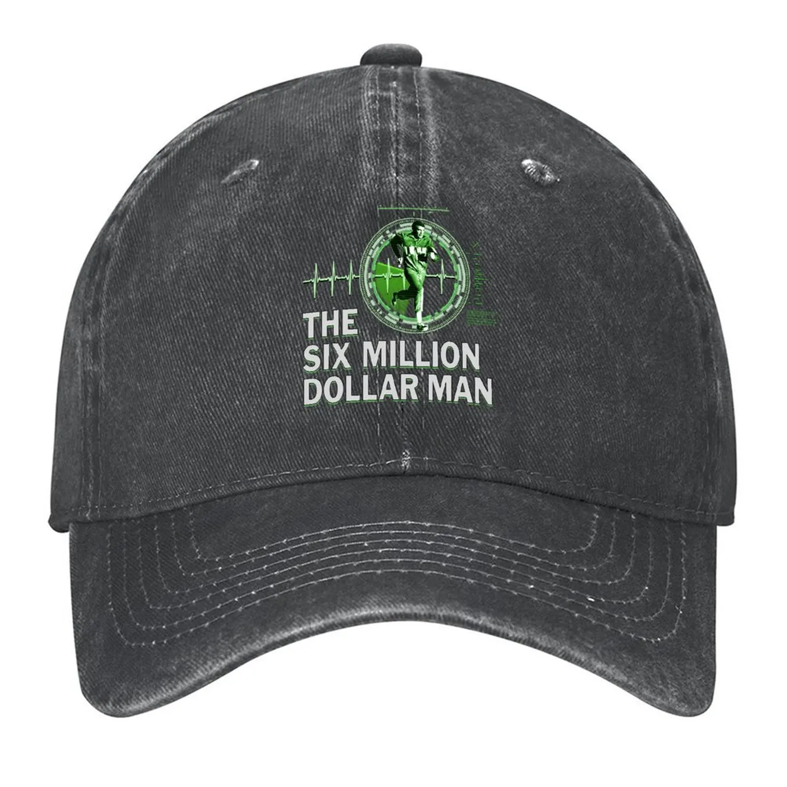 

Six Million Dollar Man Steve Austin Bionic Man Classic 70s TV Baseball Cap Brand Man cap Cosplay Women's Hats For The Sun Men's