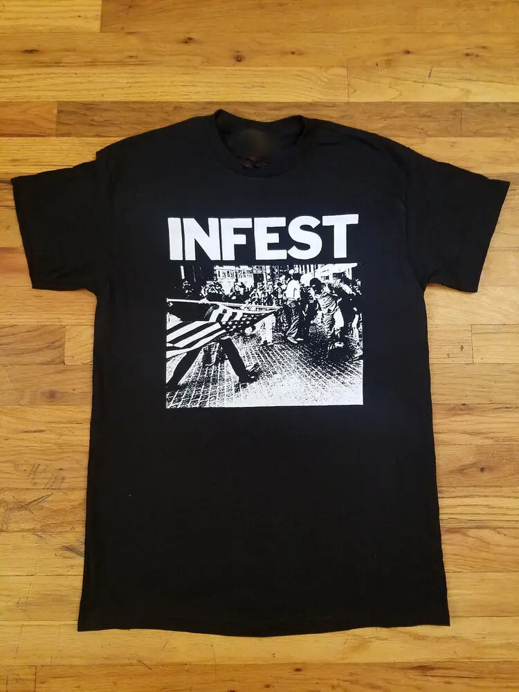 Infest Band Short Sleeve T Shirt Full Size S-5XL  High Quality 100%Cotton Short Sleeve