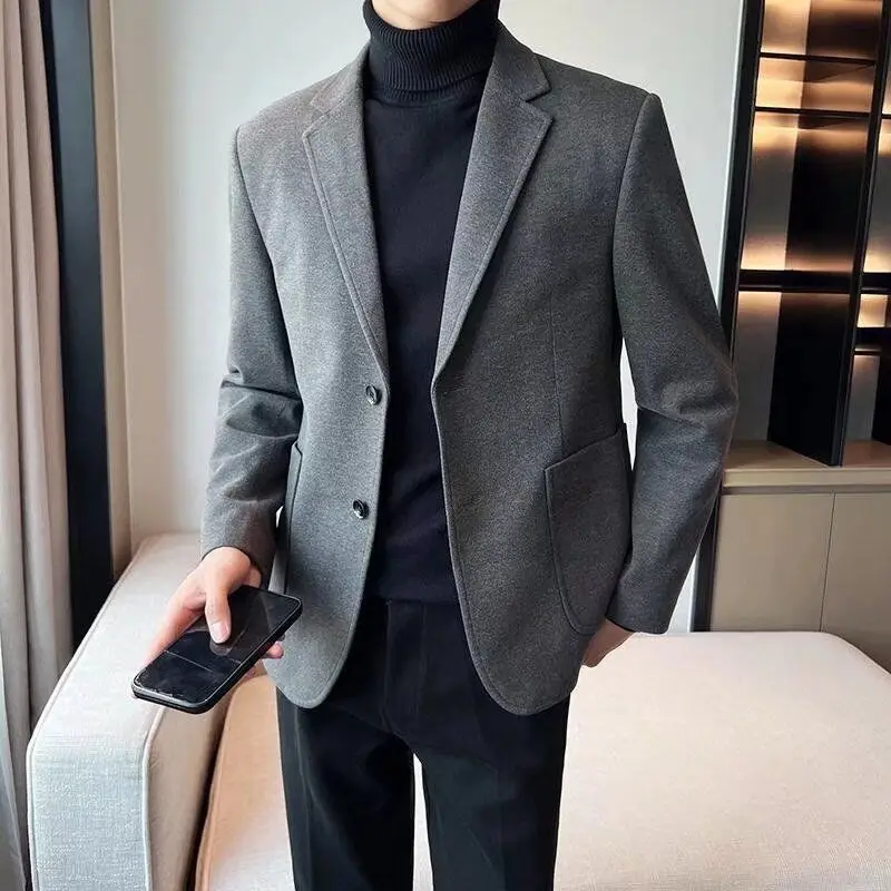 k357Autumn and winter new suits men's suit jackets single suit casual tops